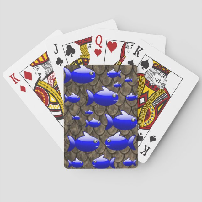 Fish Playing Card Deck (Back)