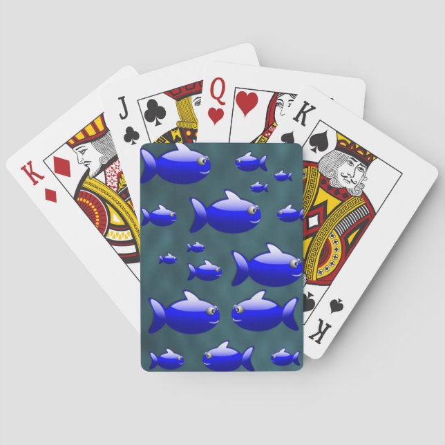 Fish Playing Card Deck (Back)