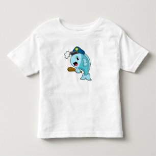 Fish Police officer Police hat Toddler T-shirt