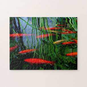 Fish Pond Jigsaw Puzzle