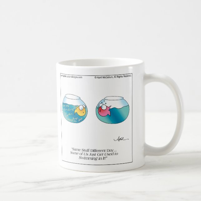 FISH POO Mug by April McCallum (Right)