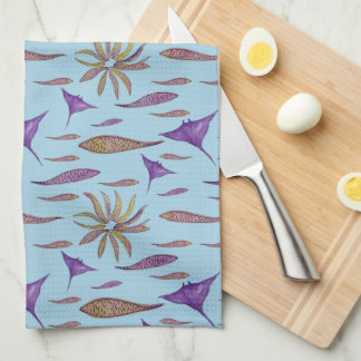 Fish & Rays Kitchen Towel 