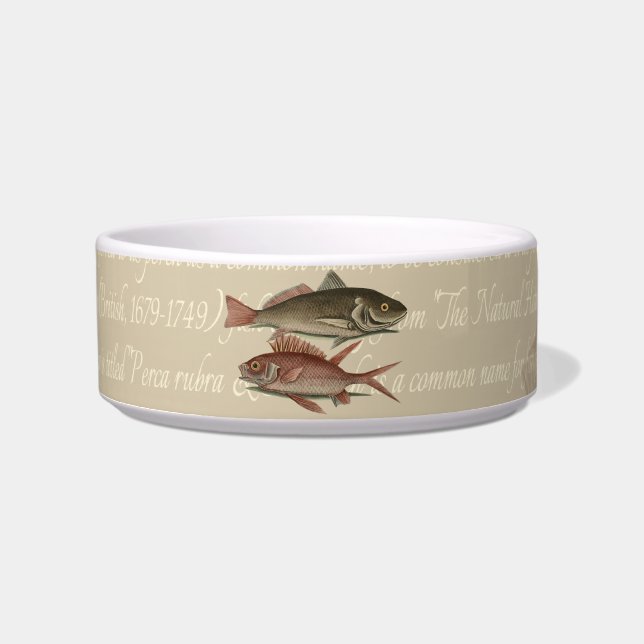 Fish Red Perch Fisherman Art Bowl (Front)