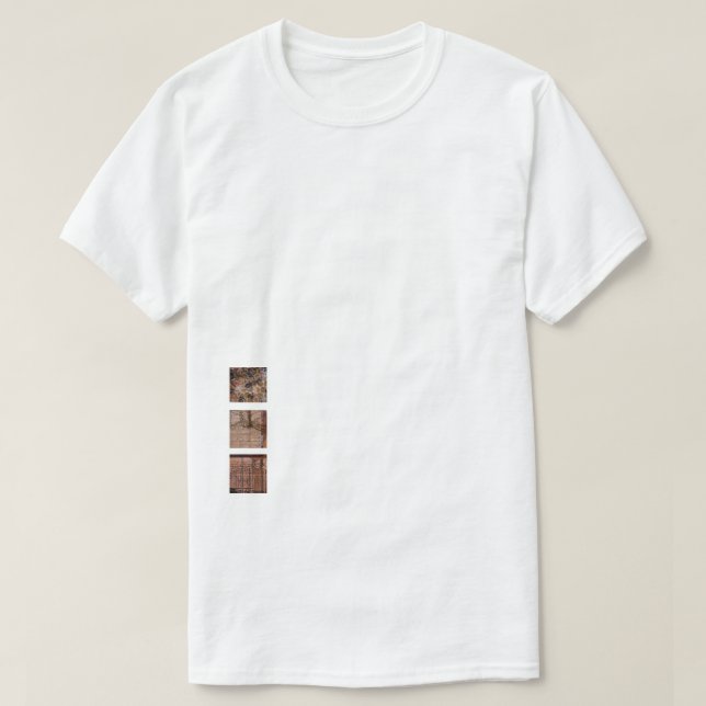 Fish Remember Trees — Hem Print T-Shirt (Design Front)