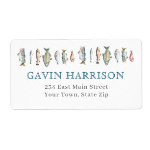 Fish return address label