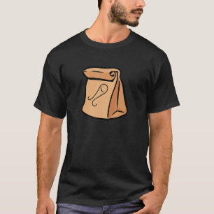 Fish Rocket Burgers Paper Bag Sack Family Show 1 T-Shirt