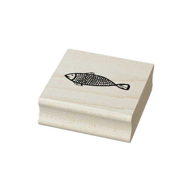 Fish Rubber Stamp, Fish Stamp, River Stamp, Ocean Stamp (Stamp)