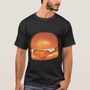 Fish Sandwich Pattern - Yellow T-Shirt