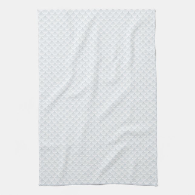 fish scale abstract vector background kitchen towel (Vertical)