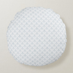 fish scale abstract vector background round pillow