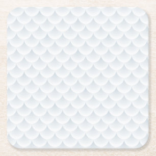 fish scale abstract vector background square paper coaster
