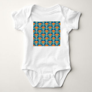 Fish Scale: Asian Traditional Baby Bodysuit
