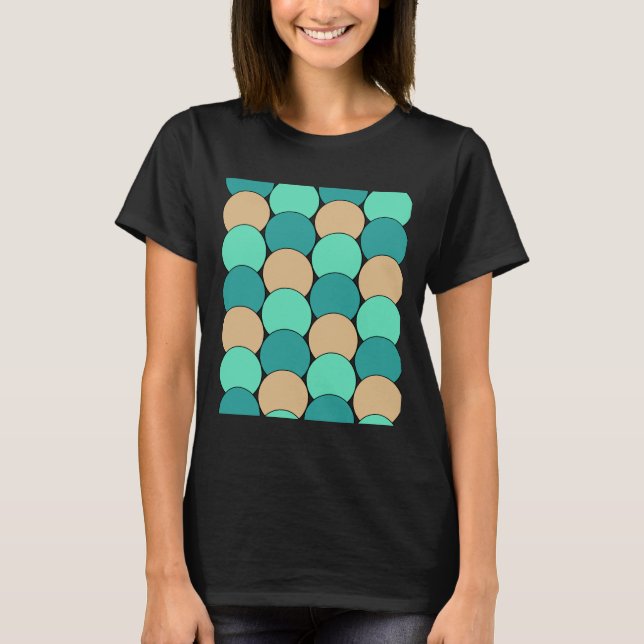 Fish Scale Hues T-Shirt (Front)
