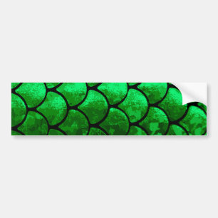 fish scales bumper sticker
