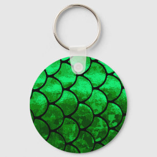fish scales keychain