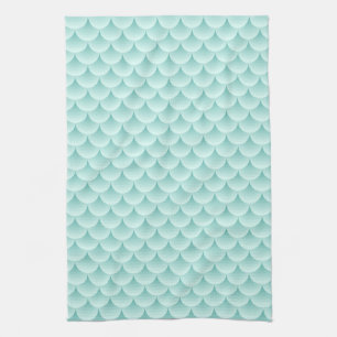 Fish Scales Pattern Kitchen Towel