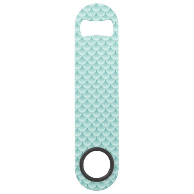 Fish Scales Pattern Speed Bottle Opener (Front)