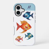 Fish Sea Life Ocean Monogrammed