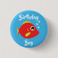 Fish Sea Ocean Kid's Birthday Aquarium