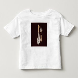 Fish-servers with carved ivory handles toddler t-shirt
