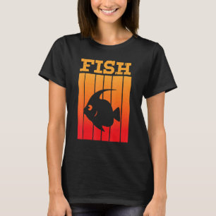 Fish Shadow Silhouette At Sunset T-Shirt