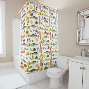 Fish Shower Curtain