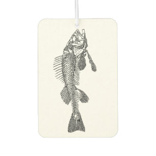 Fish skeleton air freshener