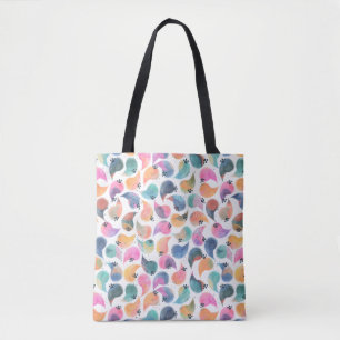 Fish Skin Watercolor Tote Bag