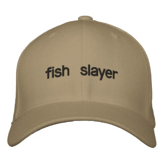 fish slayer embroidered hat