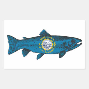 Fish South Dakota Trout Sticker