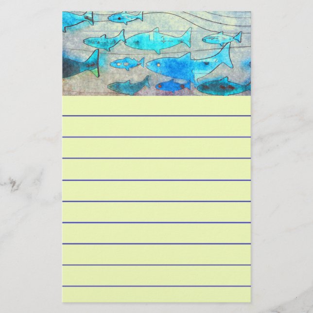 Fish Stationery (Front)