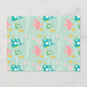 Fish Swimming in the Sea Postcard