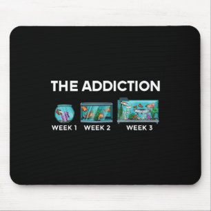 Fish Tank Art For Men Women Coral Fish Tank Lover  Mouse Pad
