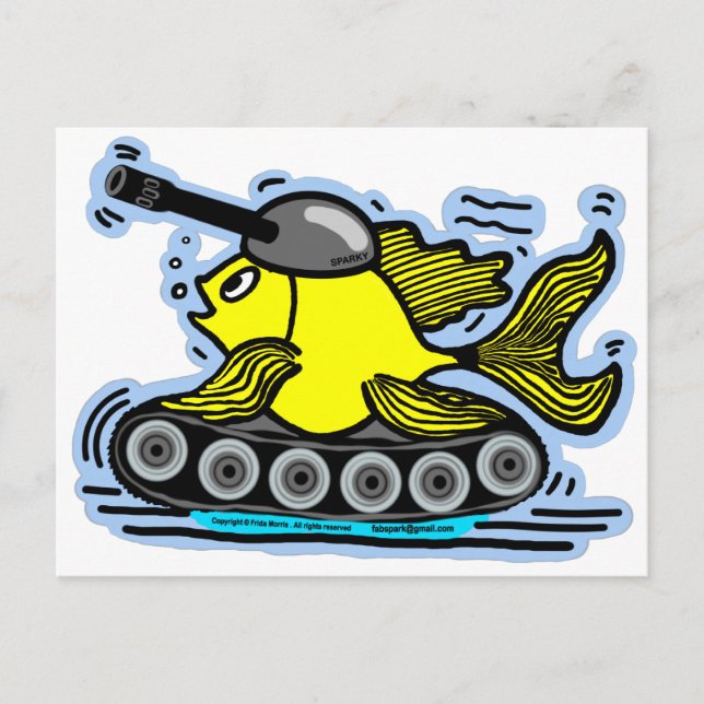 Fish tank postcard (Front)