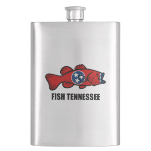 Fish Tennessee Hip Flask