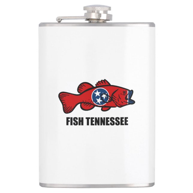 Fish Tennessee Hip Flask (Front)