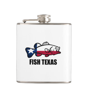 Fish Texas Hip Flask