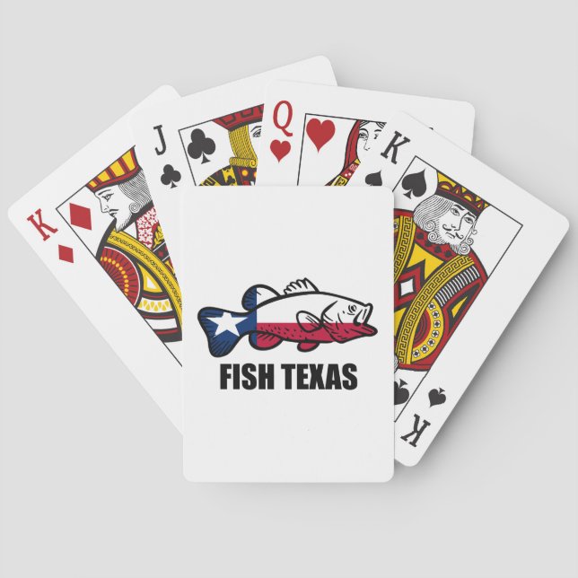 Fish Texas Playing Cards (Back)