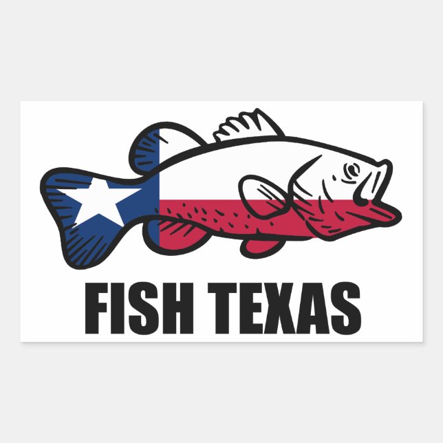 Fish Texas Sticker (Front)