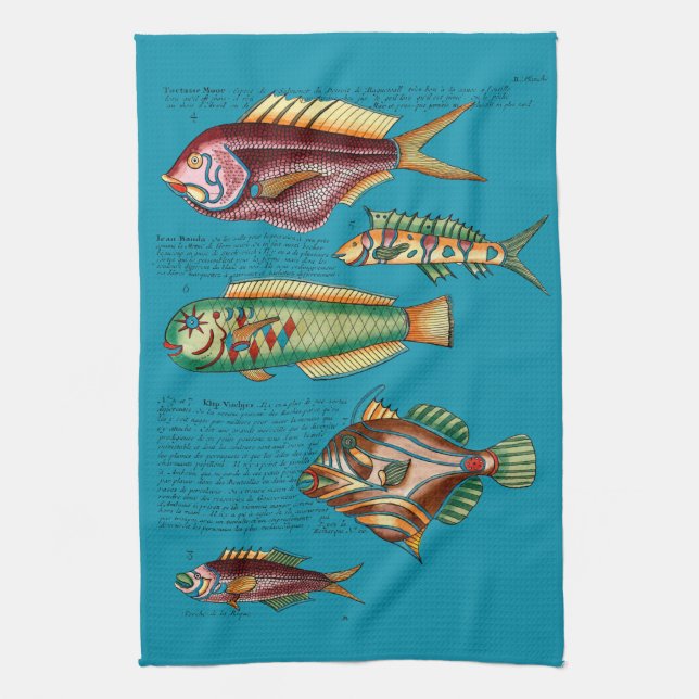 Fish that taste good with Sorrel Sauce Kitchen Towel (Vertical)