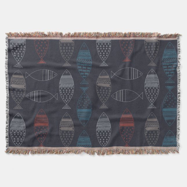 fish throw blanket (Front)
