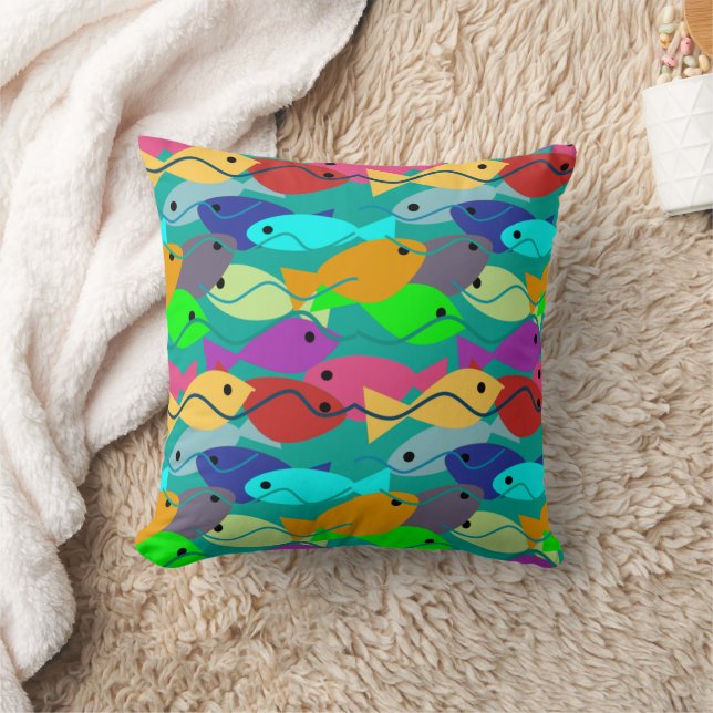 Fish Throw Pillow (Blanket)