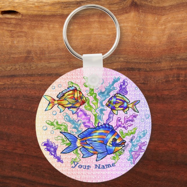 Fish Triad  Keychain (Front)