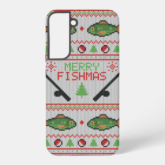 Fish Ugly Christmas Sweater Samsung Galaxy Case