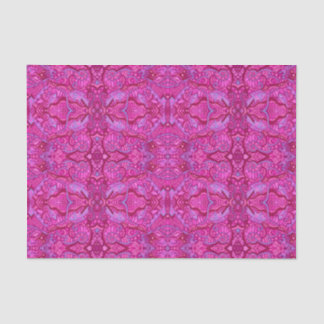 Fish Underwater Bohemian Arabesque Pattern Magenta Tissue Paper