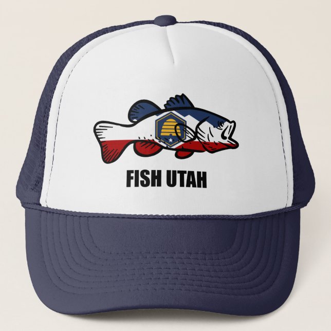 Fish Utah Trucker Hat (Front)