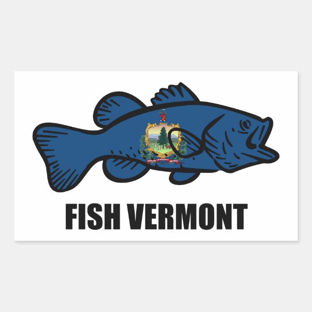 Fish Vermont Sticker (Front)