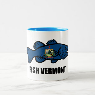 Fish Vermont Two-Tone Coffee Mug