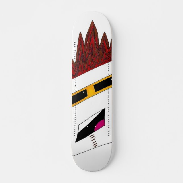 Fish Vs. The Mighty Godzilla Skateboard (Front)