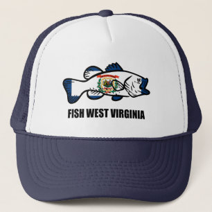 Fish West Virginia Trucker Hat